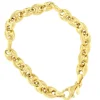 Roman Joyero Pulseras<PERATALLADA pulsera plata 1ª ley bañada oro eslabones calabrote