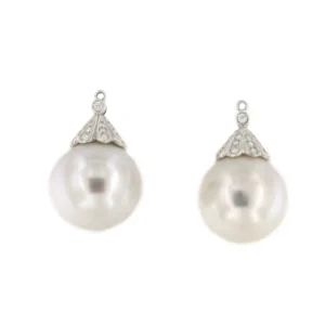 Roman Joyero Pendientes<Perlas australianas CALMA con casquilla desmontable.