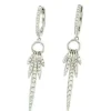 Roman Joyero Pendientes<Preciosos pendientes de brillantes HAKKA oro blanco 18 ktes