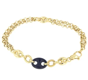 Roman Joyero Pulseras<Pulsera ANGOULEME de oro amarillo de 18 ktes con lapislázuli