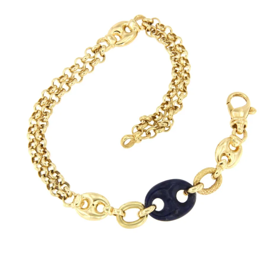 pulsera_angouleme_de_oro__4.webp Roman Joyero Pulseras<Pulsera ANGOULEME de oro amarillo de 18 ktes con lapislázuli