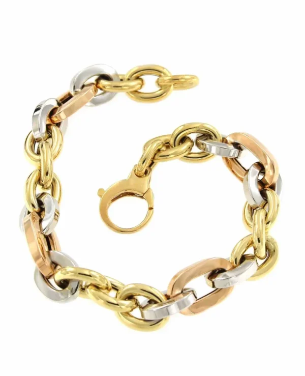Roman Joyero Pulseras<Pulsera BALIK eslabones en diferentes colores de oro de 18 ktes