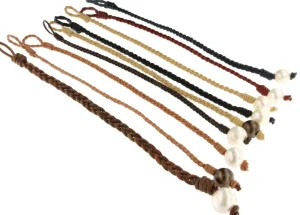 Roman Joyero Pulseras<Pulsera CABO con cuero en diferentes colores y perla Indonesia