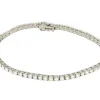 Roman Joyero Pulseras<Pulsera CHERBOURG riviere de brillantes en oro blanco 18 ktes