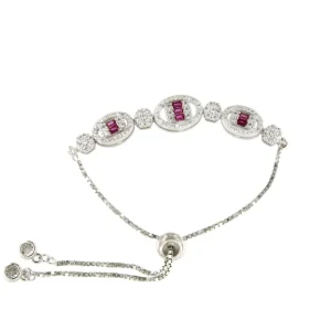 Roman Joyero Pulseras<Pulsera COCO en plata de 1º ley ley con circonitas