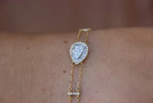 Roman Joyero Pulseras<Pulsera de oro amarillo 18 kts con diamantes