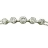 Roman Joyero Pulseras<Pulsera de oro blanco 18 kts con diamantes en talla brillante