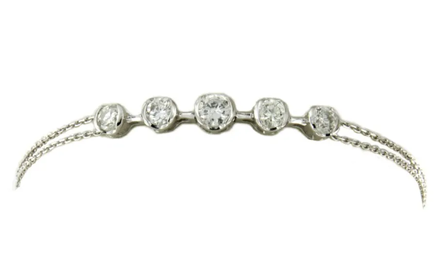 pulsera_de_oro_blanco__kt_0-1.webp Roman Joyero Pulseras<Pulsera de oro blanco 18 kts con diamantes en talla brillante