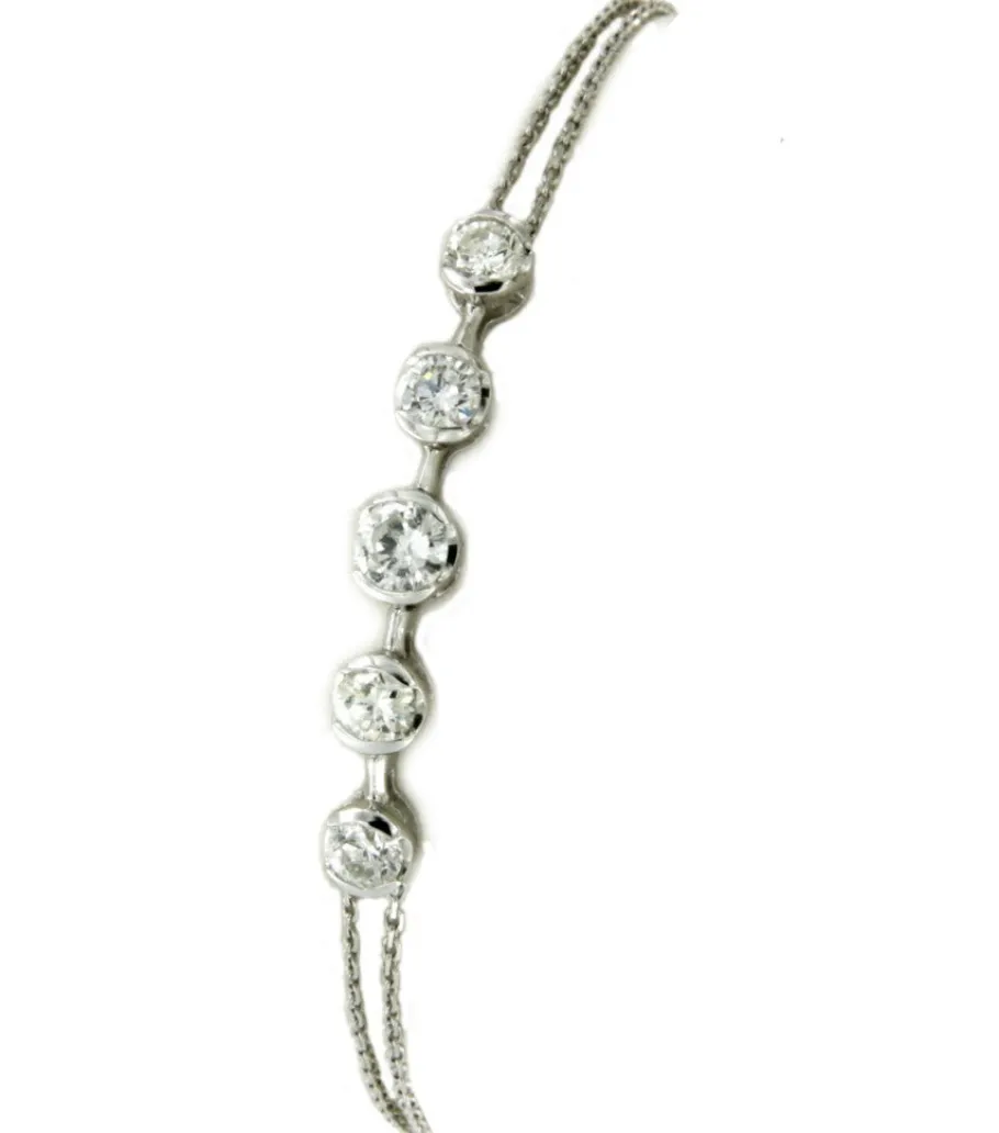 pulsera_de_oro_blanco__kt_2-1.webp Roman Joyero Pulseras<Pulsera de oro blanco 18 kts con diamantes en talla brillante