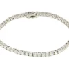 Roman Joyero Pulseras<Pulsera EVREUX riviere de brillantes en oro blanco de 18 kilates