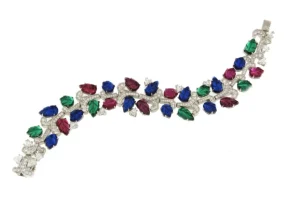 Roman Joyero Pulseras<Pulsera FRIDA, con piedras de color en plata 1ª ley