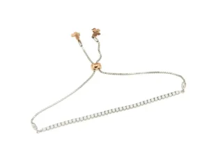 Roman Joyero Pulseras<Pulsera LE MANS riviere ajustable de brillantes en oro blanco 18 ktes.