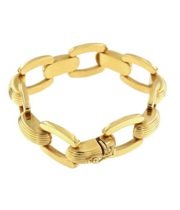 Roman Joyero Pulseras<Pulsera LEOPAR una clásica de oro amarillo 18 ktes atemporal