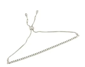 Roman Joyero Pulseras<Pulsera NARBONNE rivere con brillantes adaptable en oro blanco de 18 kilates