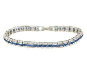 Roman Joyero Pulseras<Pulsera PORTOFINO de plata 1ª ley rodiadada con circonitas y piedras colores