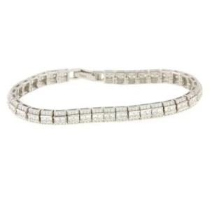 Roman Joyero Pulseras<Pulsera PORTOFINO de plata 1ª ley rodiadada con circonitas y piedras colores