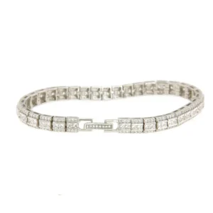 Roman Joyero Pulseras<Pulsera PORTOFINO de plata 1ª ley rodiadada con circonitas y piedras colores