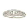 Roman Joyero Pulseras<Pulsera rígida ESTONIA de plata 1ª ley con circonitas