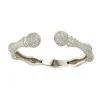 Roman Joyero Pulseras<Pulsera rígida JAVA de plata 1ª ley con circonitas