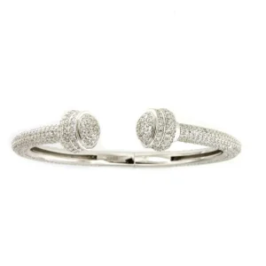 Roman Joyero Pulseras<Pulsera rígida OSLO de plata 1ª ley con circonitas