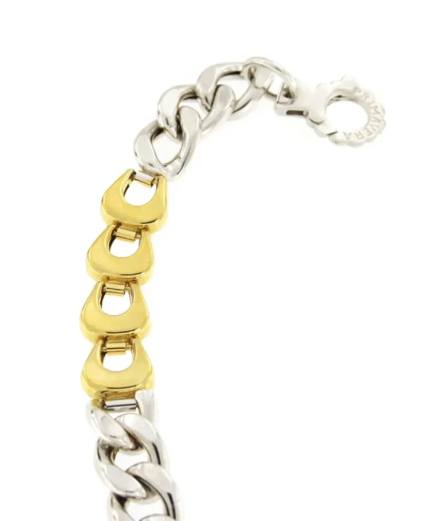 Roman Joyero Pulseras<Pulsera RUZU en dos colores de oro 18 kts blanco y amarillo