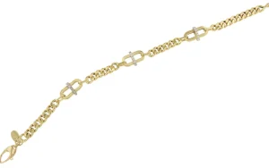 Roman Joyero Pulseras<Pulsera SINTRA en oro amarillo de 18 ktes con circonitas