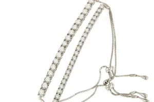 Roman Joyero Pulseras<Pulsera TARBES riviere ajustable de brillantes en oro blanco 18 ktes.