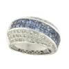 Roman Joyero Anillos<RETBA, anillo de oro con diamantes y zafiro.