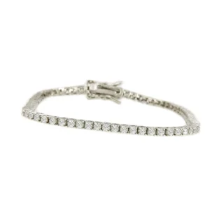 Roman Joyero Pulseras<Rivier DOLLY de plata 1ª ley rodiadada con circonitas