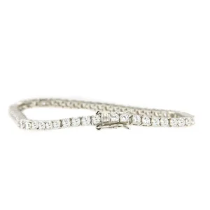 Roman Joyero Pulseras<Rivier ELEANOR de plata 1ª ley rodiadada con circonitas