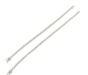 Roman Joyero Pulseras<Rivier ELEANOR de plata 1ª ley rodiadada con circonitas