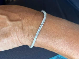 Roman Joyero Pulseras<Rivier ELEANOR de plata 1ª ley rodiadada con circonitas