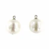 Roman Joyero Pendientes<SELEM pareja de perla cultivadas Indonesia de 11 a 12mm pasadas