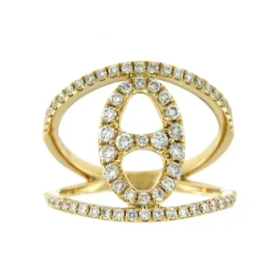 Roman Joyero Anillos<SENSAZIONE, anillo de oro amarillo y diamantes