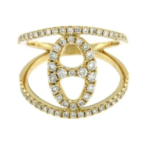 Roman Joyero Anillos<SENSAZIONE, anillo de oro amarillo y diamantes