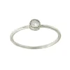 Roman Joyero Anillos<Solitario de plata con circonita engastada en boquilla labrada