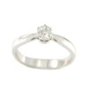 Roman Joyero Anillos<Solitario ELMAS en oro blanco de 18 kilates con brillante