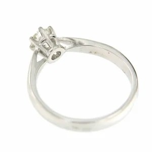 Roman Joyero Anillos<Solitario ELMAS en oro blanco de 18 kilates con brillante