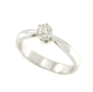 Roman Joyero Anillos<Solitario ELMAS en oro blanco de 18 kilates con brillante