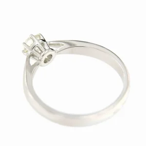 Roman Joyero Anillos<Solitario ELMAS en oro blanco de 18 kilates con brillante