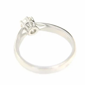 Roman Joyero Anillos<Solitario ELMAS en oro blanco de 18 kilates con brillante
