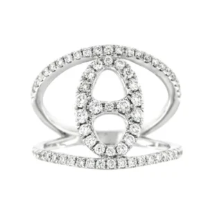 Roman Joyero Anillos<TALMAI, anillo de oro blanco con diamantes