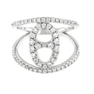 Roman Joyero Anillos<TALMAI, anillo de oro blanco con diamantes