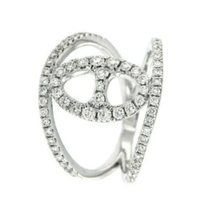 Roman Joyero Anillos<TALMAI, anillo de oro blanco con diamantes