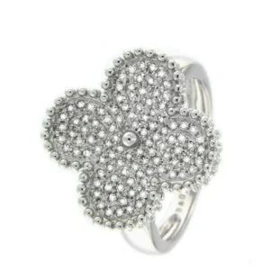 Roman Joyero Anillos<TARANTO, anillo de oro blanco con diamantes