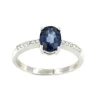 Roman Joyero Anillos<TOLIMA, anillo zafiro, rubi y esmeralda en oro blanco y brillantes.