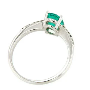 Roman Joyero Anillos<TOLIMA, anillo zafiro, rubi y esmeralda en oro blanco y brillantes.