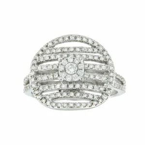 Roman Joyero Anillos<TREVISO, anillo de oro blanco con diamantes