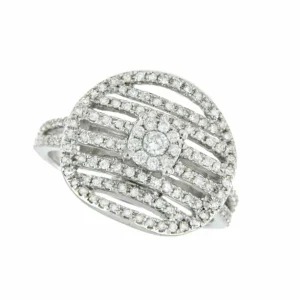 Roman Joyero Anillos<TREVISO, anillo de oro blanco con diamantes
