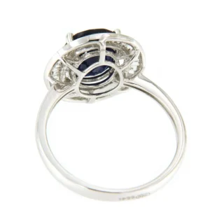 Roman Joyero Anillos<VALS anillo oro 18k de esmeralda rodeadas de taipes de brillantes